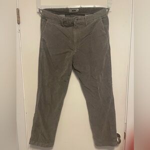 Joseph Abboud grey corduroy pants, 34x34